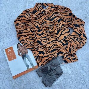 Mens tiger king costume (D11)